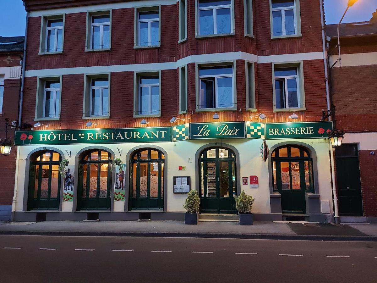 Hotel De La Paix Albert Bagian luar foto